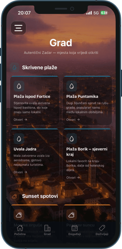 ZadarApp – skrivene plaže u Zadru